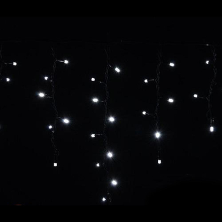 Гирлянда внешняя DELUX, ICICLE, 120LED, 2x0,9м, белая теплая/черная, IP44 - 1