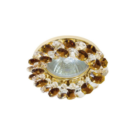 Світильник точковий Feron CD4141, MR16, GU5.3, 50W, коричневий/хром - 1