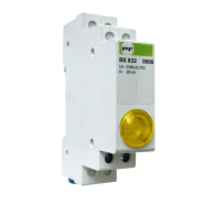 Сигнальна арматура Промфактор ВК832 (ЛСМ), DIN, модульна, світлодіодна, 230В, жовта