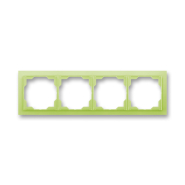 Рамка четверна білий/зелений лід Neo, 3901M-A00140 42