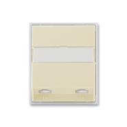 Центральная пластина для двойной телевизионной розетки