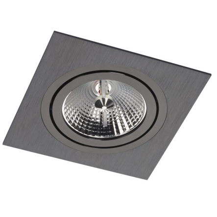 Врезка Azzardo Alcazar I 1xGU10x50W, 9.2x9.2x2.5 см, черный - 1