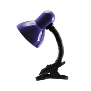 Настольная лампа Lemanso LMN095, 60W, E27, прищепка, фиолетовая