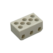 Клеммник для светильников SEZ 400V/ 3 полюсный, керамика