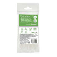 Хомут кабельний SCHNEIDER 120х2.5 білий (100шт), IMT46252