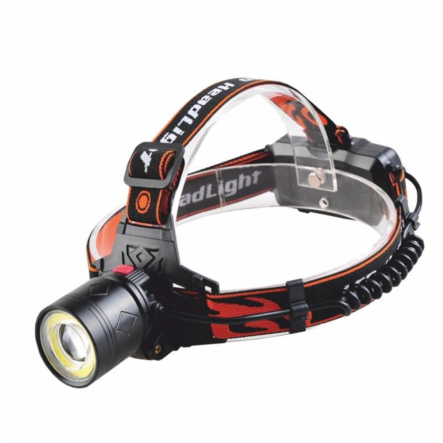 Фонарь Right Hausen DIGGER на лоб 6 Вт,+2 Вт, Li-ion 18650 1200 мАч, - 1