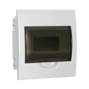 Корпус пластиковий IEK UEK ЩРВ-П- 8 мод. 1 ряд, вбудований, 222х208х92 мм, IP41, MKP12-V-08-40-20-U