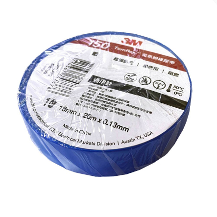 Изолента 3М Temflex 0.13mm x18mm 20m, синяя - 1