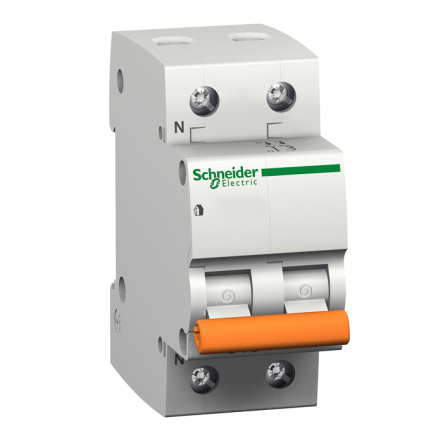 Автоматический выключатель Schneider Electric ВА 63 1P+N 10А, 11212 - 1