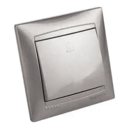 Кнопка дзвінка LEMANSO, Сакура срібло, LMR1310