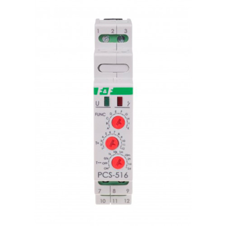Реле часу багатофункціональне F&F PCS-516UNI, 10А - 1