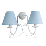 Бра N&amp;B Light &quot;ЛИЛИАН&quot; 13602, 1хЕ14, 320х425х240 мм, голубое