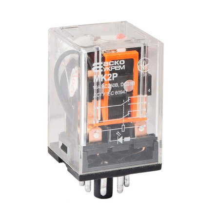 Реле електромагнітне АСКО-УКРЕМ МК 2Р АС220V, A0090010001 - 1