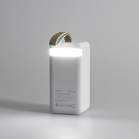 Повербанк (УМБ) TITANUM 741S, 50000 мАч, 22.5W, White