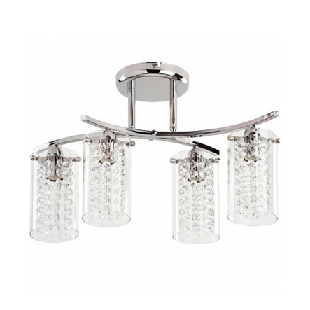 Люстра ALFA 16224 FROZEN 4хE14х40W, D 51 см, H 31 см - 1