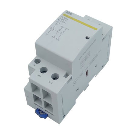 Контактор модульний TechnoSystems КМ-2-63-20 63А 230AC 2NO 2р 2мод., TNSy5503826 - 1