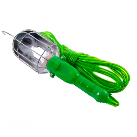 Переноска гаражная Lemanso LMA326 10м, макс.150W, зеленая - 1