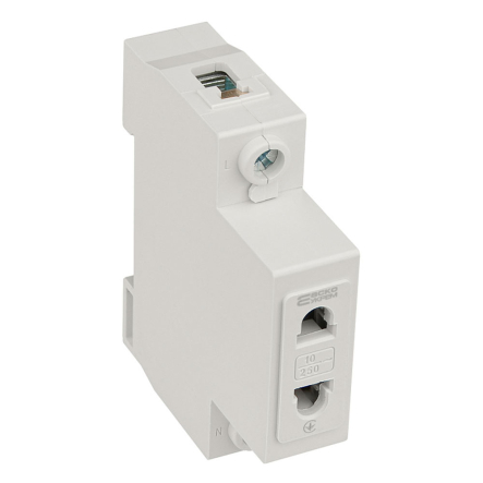 Розетка на DIN-рейку С45 2Р АСКО, A0150010103