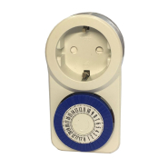 Розетка-таймер механ. суточный TechnoSystems 30M/24H 24 ON/OFF, 16A, 230V, TNSy5000919