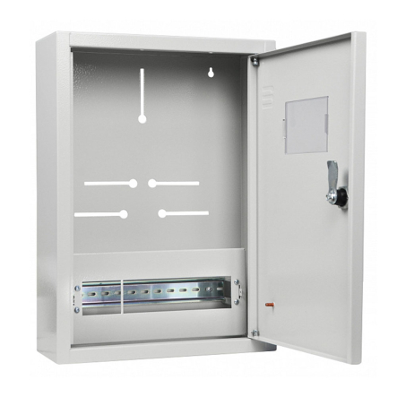 Щит учёта металлический Light АСКО-Укрем, 440×318×125, IP31, навесной, серия UBox, A0260030013