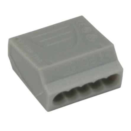 Клемники без гвинтів SEZ 5*0,75+2,5 мм, 24 А, 1n - 1