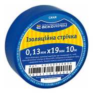 Изолента 0,13мм х 19мм 10м синяя, АСКО-УКРЕМ, A0150020036