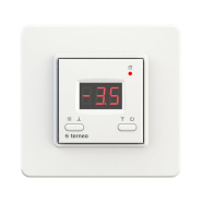 Терморегулятор terneо kt, белый, для снеготаяния, встраиваемый