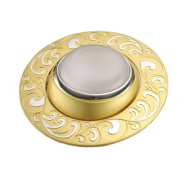 Світильник точковий Delux DR50110R, R50, 220V, пирлиннне золото/серебро