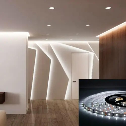 Светодиодная лента белая BIOM OEM ST-12-2835-60-CW-20-V2 480Lm 14.4W/м IP20