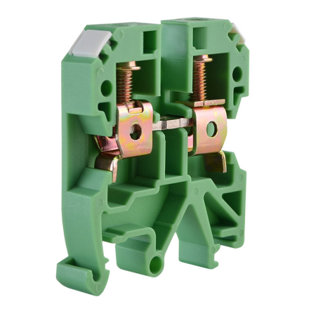 Клеммник винтовой JXB-6х35 зелёный, АСКО-УКРЕМ, A0130010014