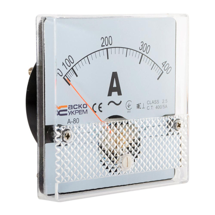 Амперметр АСКО-УКРЕМ АС 400/5А 80х80, А-80, A0190010053