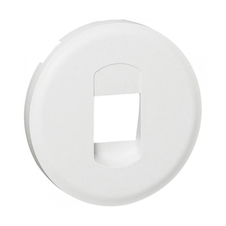 Лицевая панель розетки акустической одинарная LEGRAND Celiane, 068211, белая - 1
