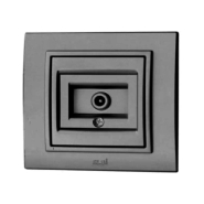 Розетка телевізійна EL-BI Zena, чорна, 500-011100-272