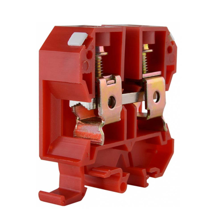 Клеммник винтовой АСКО-УКРЕМ JXB-35х35 красный, A0130010038