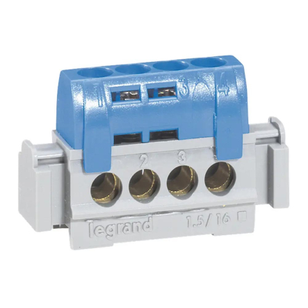 Клемник Legrand 004840, Синій 4х1.5-16мм2 - 1