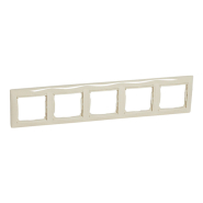 Рамка п'ятірна LEGRAND Valena, 774355, слонова кістка