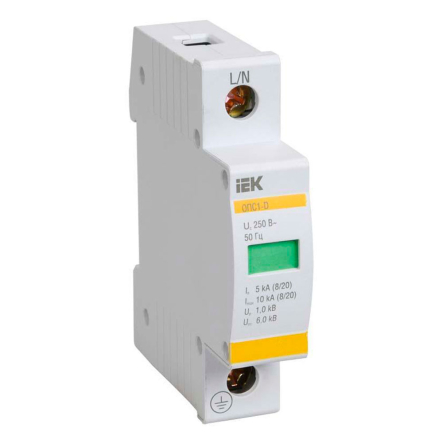 Разрядник УEK ОПС1-B 1P, 30кА, 400В, MOP20-1-B-U - 1