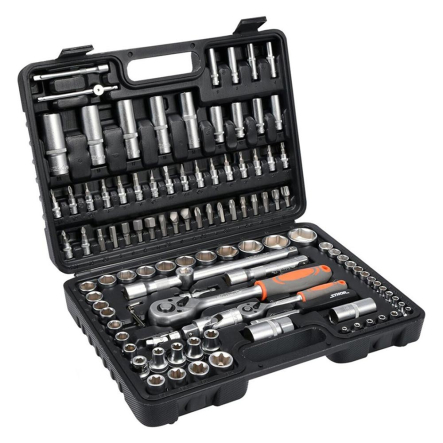 Набор головок торцевых, насадок квадрат 1/2" з инструментами (108 шт.) - 1