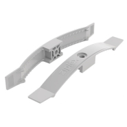 Кабельний затискач під дюбель (саморіз) РР 168мм, сірий (10шт) на 10 проводів