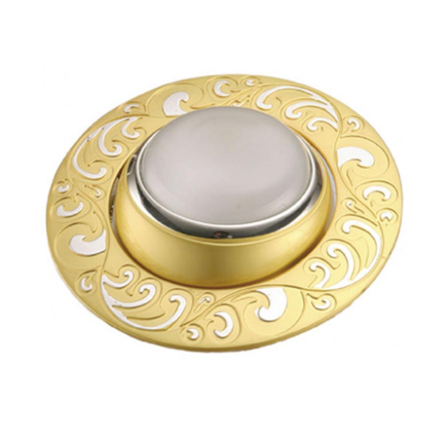 Светильник точечный Delux DR50110R, R50, 220V, жемчужное золото/серебро - 1