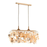 Підвіс ALFA 14582 CONCHA ZLOTA, 2хE27х60W, 460х950 мм