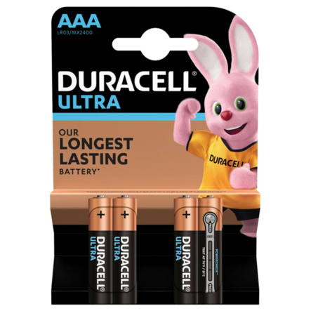 Батарейка Duracell Ultra Power AAA 1.5V LR03 (4шт. упак.) поштучно не продаємо!!!! 5005818 - 1
