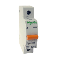 Автоматичний вимикач Schneider Electric ВА 63 1P 40А, 11207