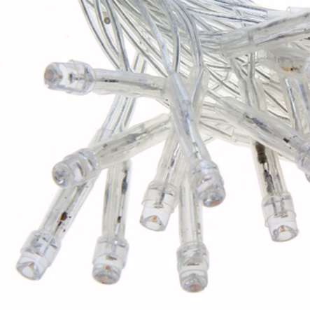 Гирлянда штора, 3*1.5 м, 240 Led, прозрачный шнур, золото, с переходником, 3*1,5 G - 6