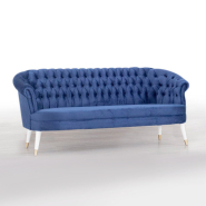 Диван Мебус Прованс, дерево, Пломбир, ткань - Deluxe Velour 40, 87984