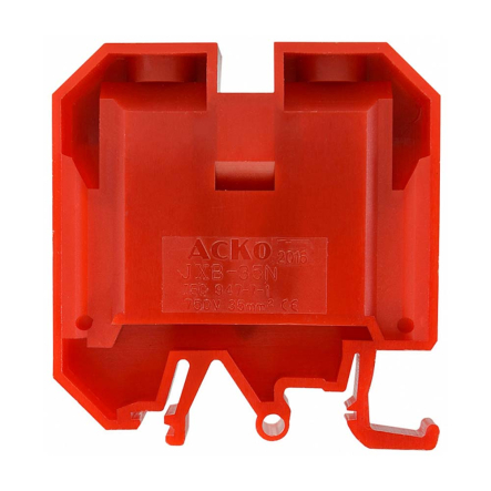 Клеммник винтовой АСКО-УКРЕМ JXB-35х35 красный, A0130010038 - 1