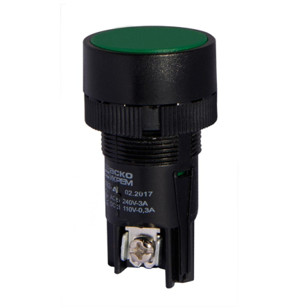 Кнопка "СТАРТ" NO+NC зеленая ХВ2-EА135, АСКО-УКРЕМ, A0140010036 - 1