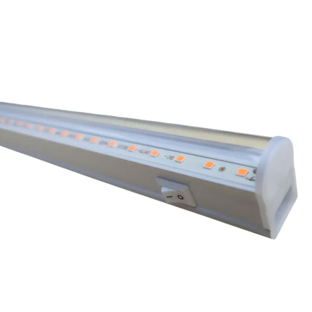 Фитоcветильник LED линейный LEDium IRIS FITO, С17342, 10 Вт, 60 см, T5, шнур с вилкой, выключатель
