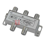 Спліттер 4-way Germany HQ 5-2000MHZ, корпус металевий