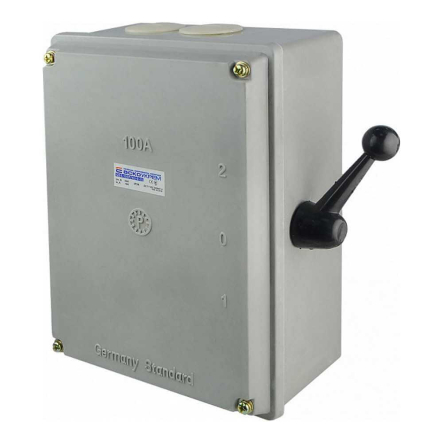 Рубильник перекидной&nbsp;QS5‑100P/4, 100&nbsp;A, 1‑0‑2, A0100010012 - 1